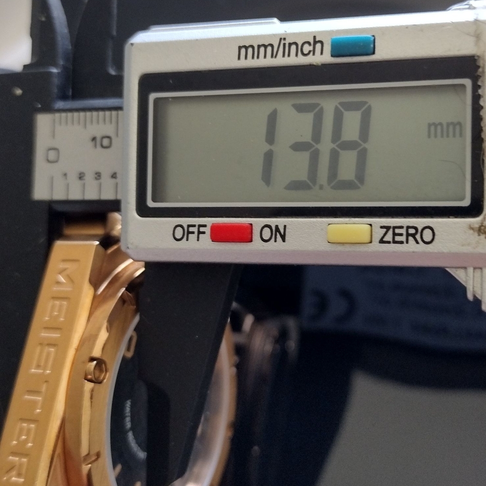 MEISTER Rose Gold and Black Men's Watch - Picture 13 of 14